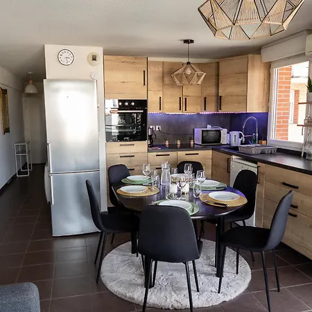 Chouette , Un T3 Cozy Proche Du Metro Et Parking Prive A Disposition Τουλούζη